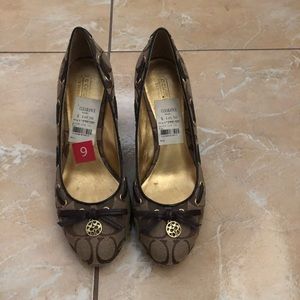 Coach platform shoes